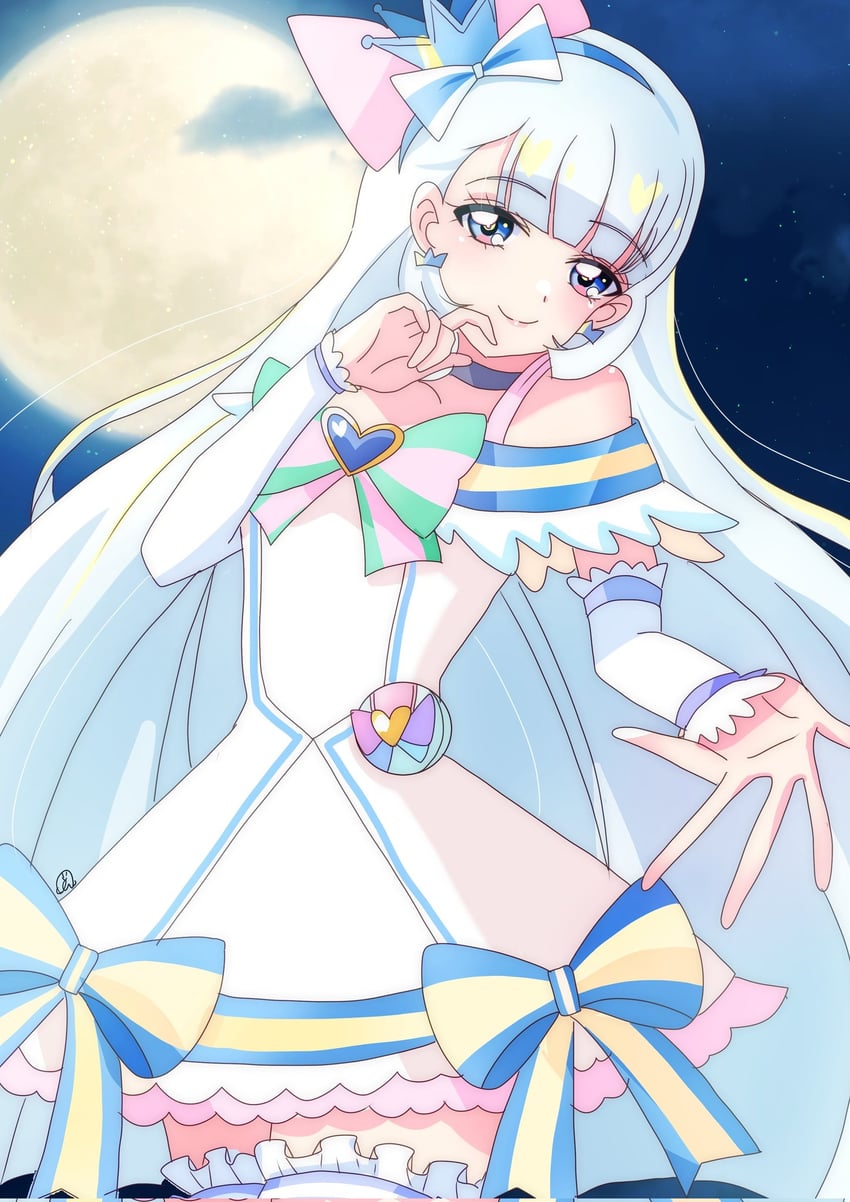 nekoyashiki yuki and cure nyammy (precure and 1 more) drawn by momotarouooi