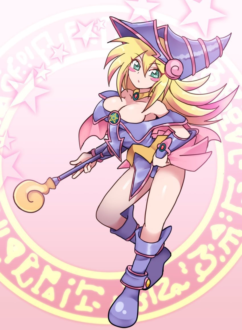 dark magician girl (yu-gi-oh!) drawn by okirune_(yappa_neruwa)