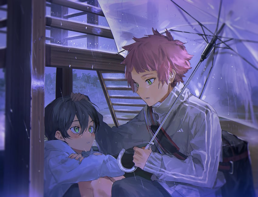 itoshi rin and itoshi sae (blue lock) drawn by mm39572