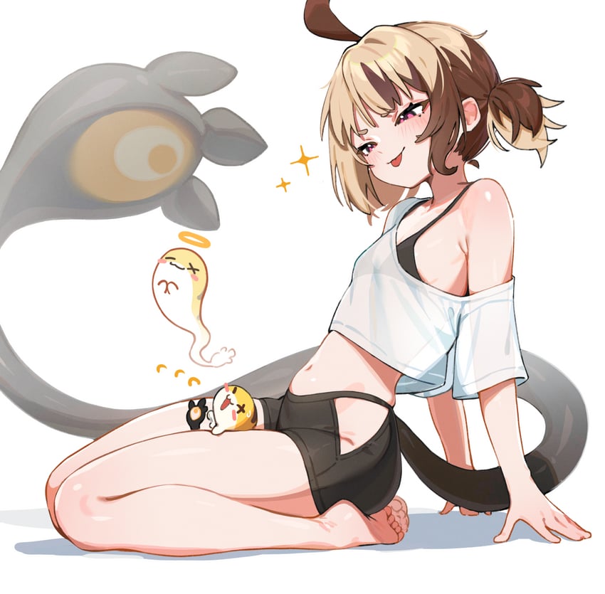 gigi murin and grem (hololive and 1 more) drawn by tenchi_mayo