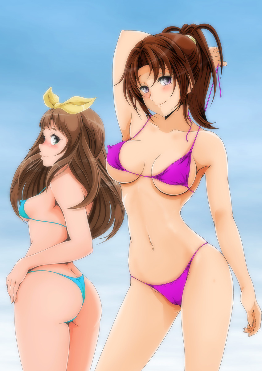 nakagawa natsuki and yoshikawa yuuko (hibike! euphonium) drawn by nanashi_noiji