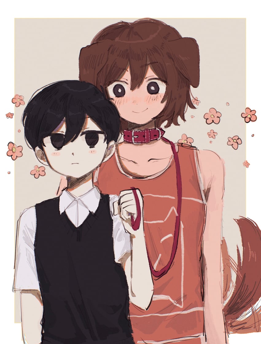 sunny and kel (omori) drawn by anko_(user_uaaw2357)