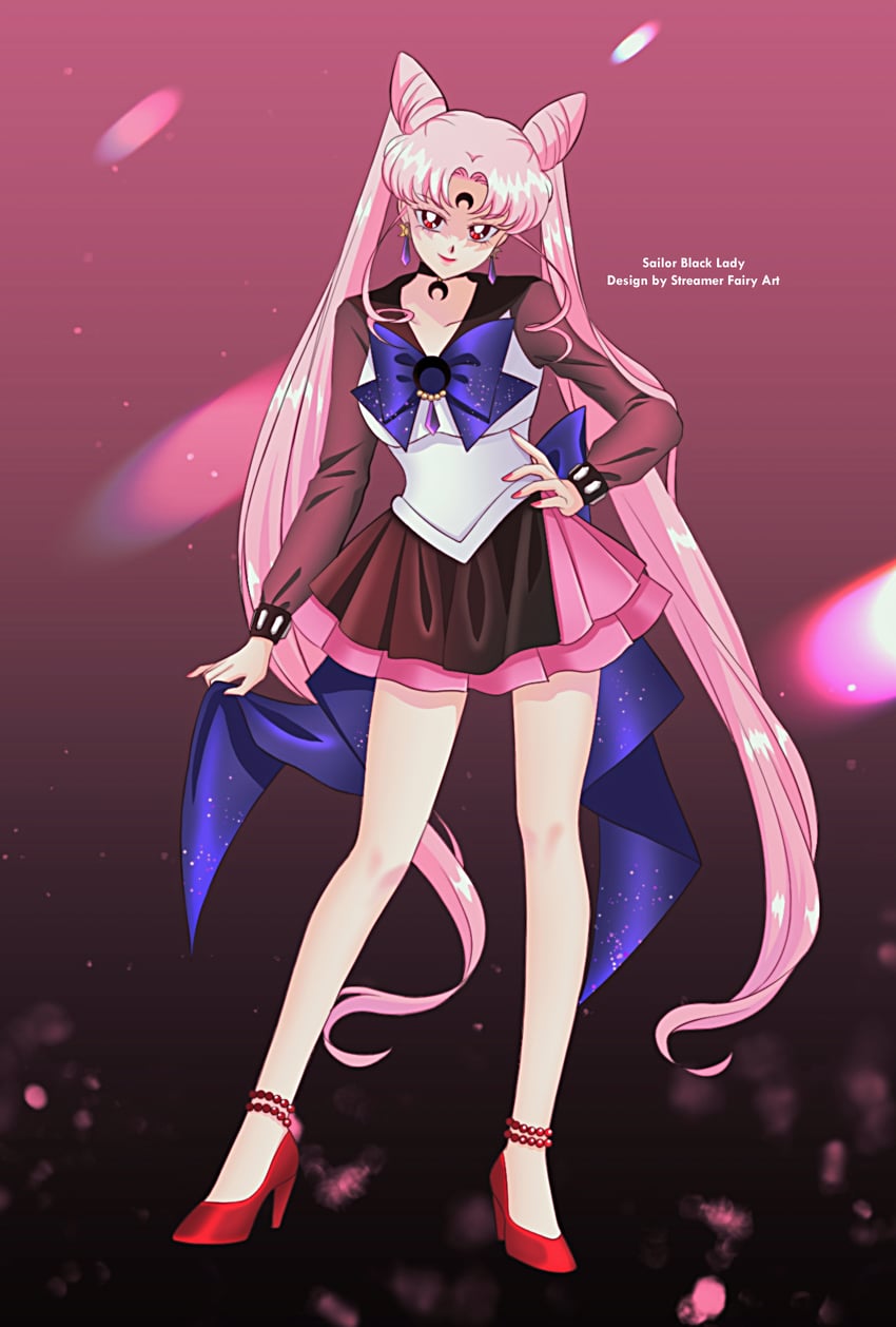 chibi usa, sailor chibi moon, and black lady (bishoujo senshi sailor moon and 1 more) drawn by koya