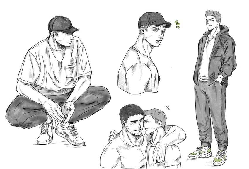 chris redfield and piers nivans (resident evil and 1 more) drawn by dae_p88