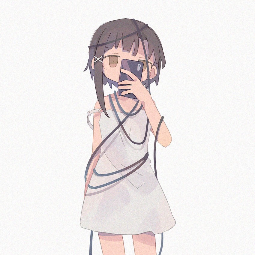 iwakura lain (serial experiments lain) drawn by daizu_(melon-lemon)