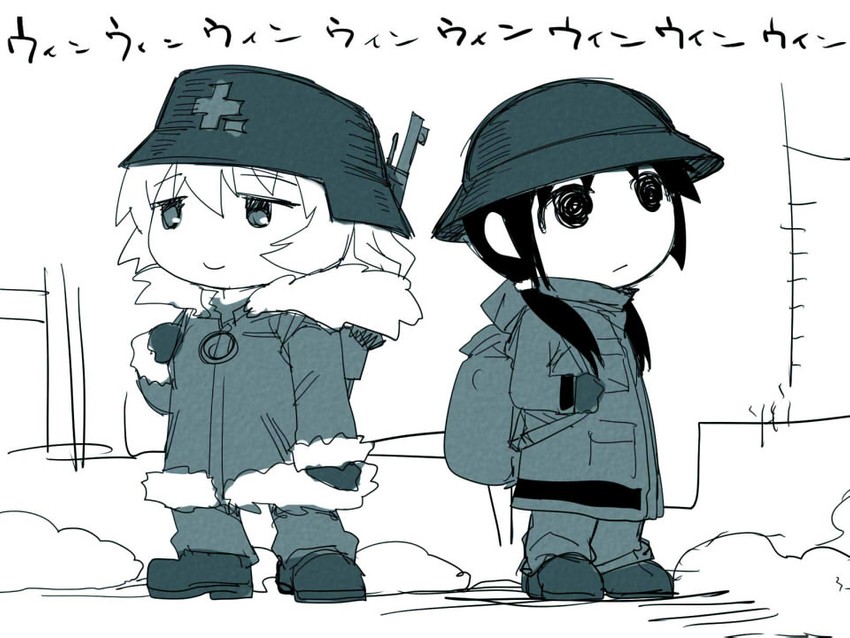 chito and yuuri (shoujo shuumatsu ryokou) drawn by sakaki_imasato