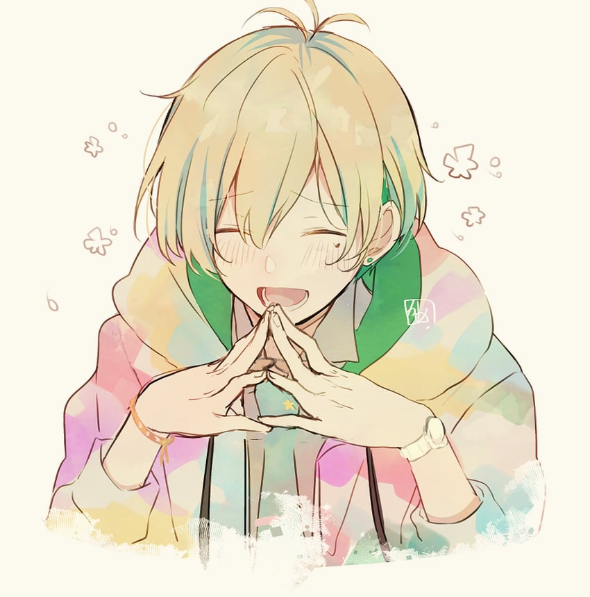 hanazono momohito (idolmaster and 2 more) drawn by kame_(unaikodori)