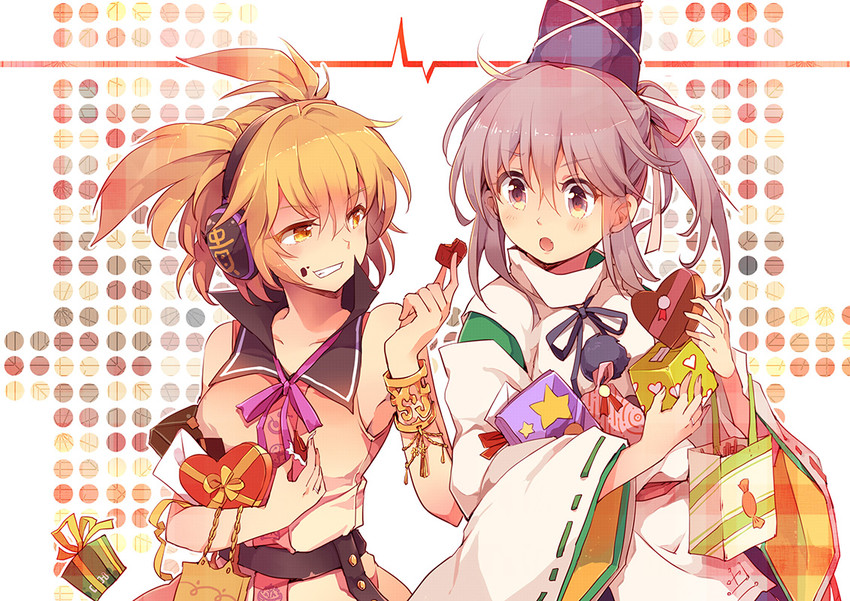 toyosatomimi no miko and mononobe no futo (touhou) drawn by yetworldview_kaze