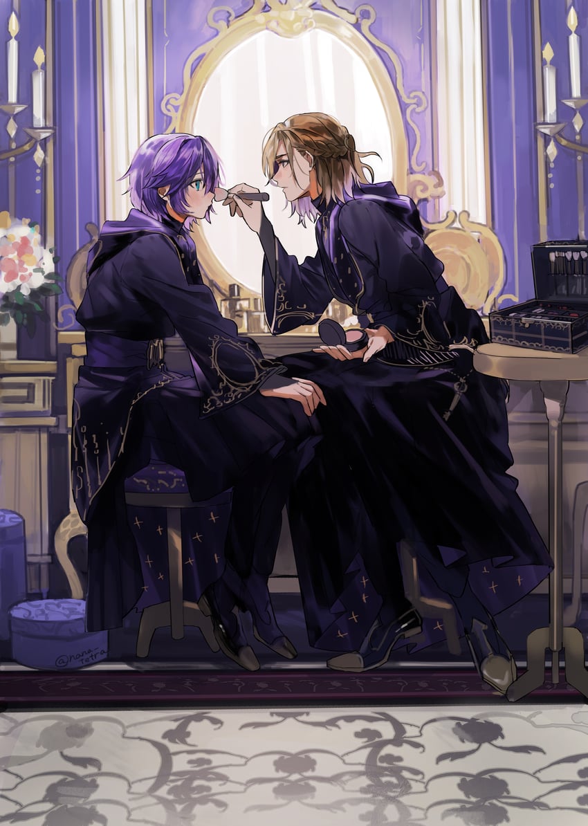 epel felmier and vil schoenheit (twisted wonderland) drawn by nana_tetra