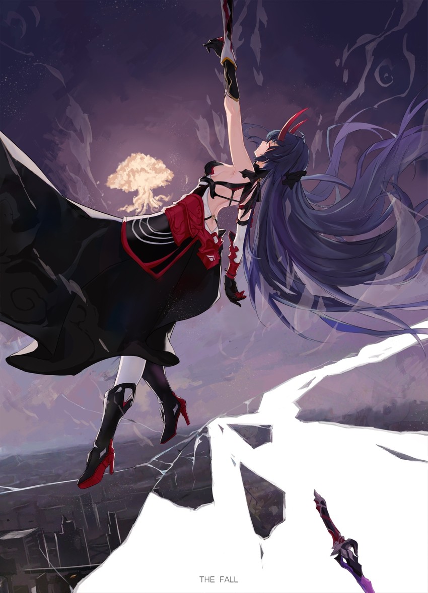 kiana kaslana and raiden mei (honkai and 1 more) drawn by fish0620
