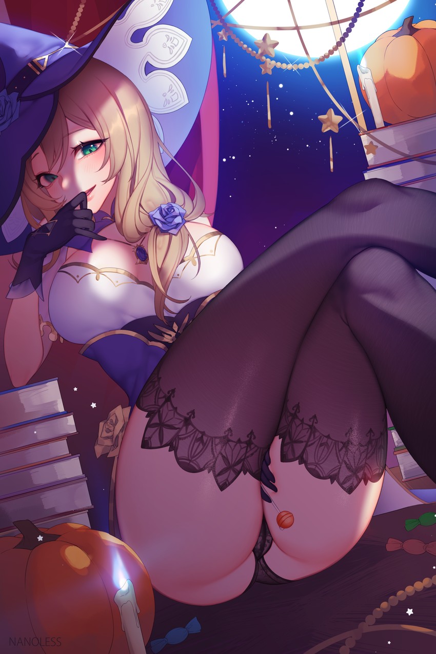 lisa (genshin impact) drawn by nanoless