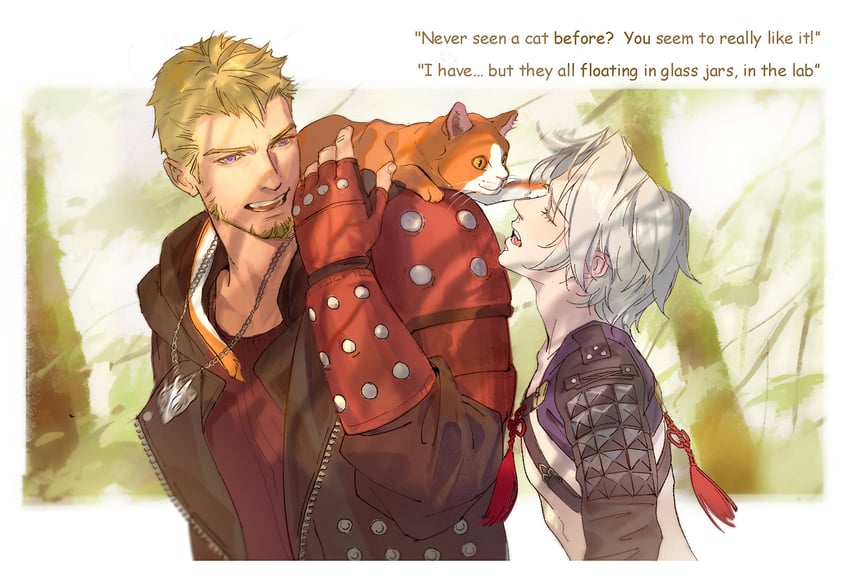 sephiroth and glenn lodbrok (final fantasy and 2 more) drawn by luluzhang998873