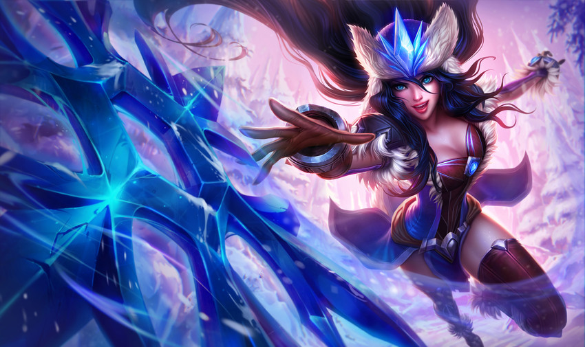 sivir and snowstorm sivir (league of legends) drawn by michelle_hoefener