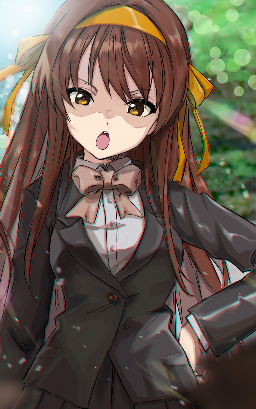 suzumiya haruhi (suzumiya haruhi no yuuutsu and 1 more) drawn by verse