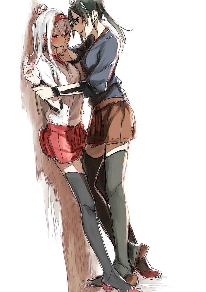 zuikaku, shoukaku, and zuikaku kai (kantai collection) drawn by shuu-0208