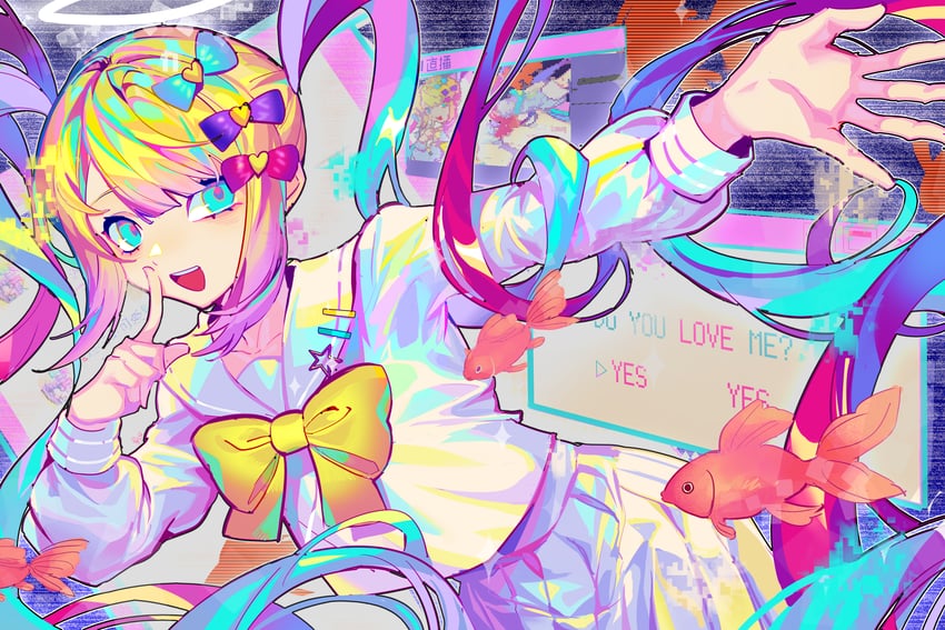 chouzetsusaikawa tenshi-chan (needy girl overdose) drawn by ta-hi41