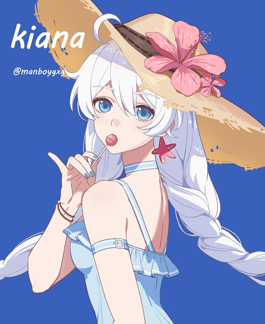 kiana kaslana (honkai and 1 more) drawn by manbu72747