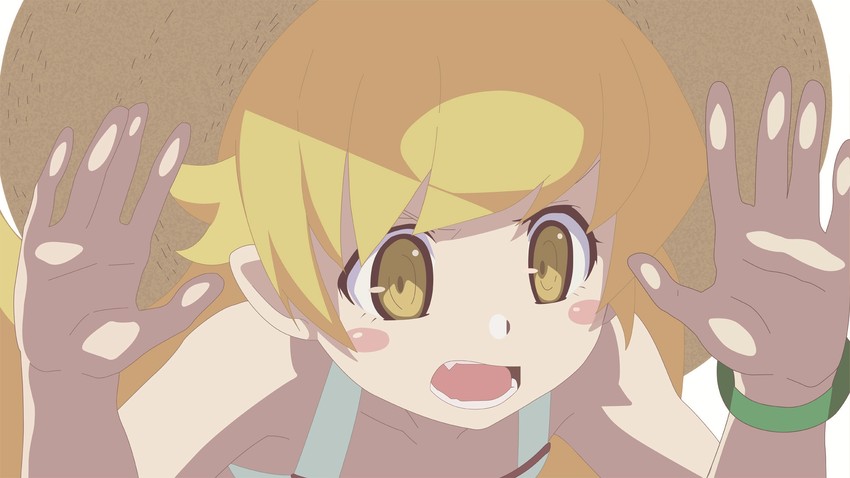 oshino shinobu (monogatari and 1 more) drawn by kanata_(harukakanatahe)