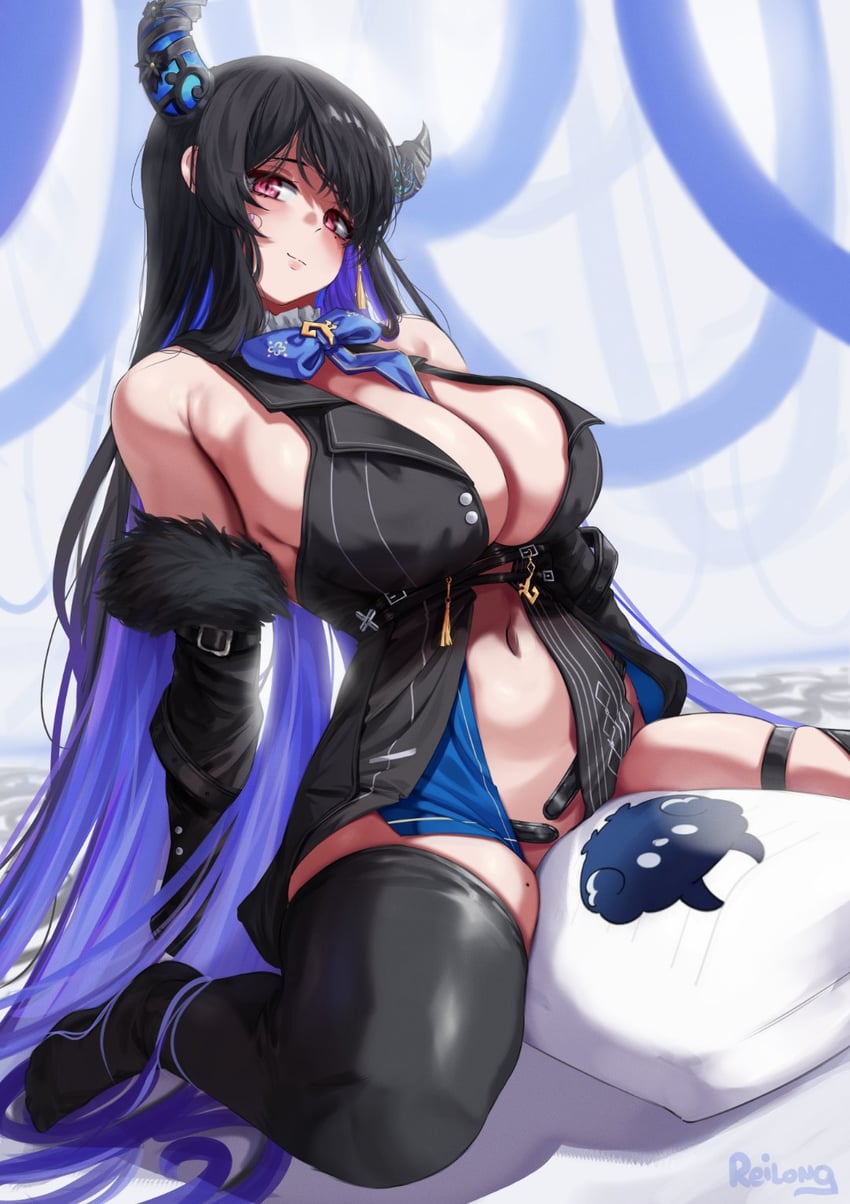 nerissa ravencroft and jailbird (hololive and 1 more) drawn by reilong