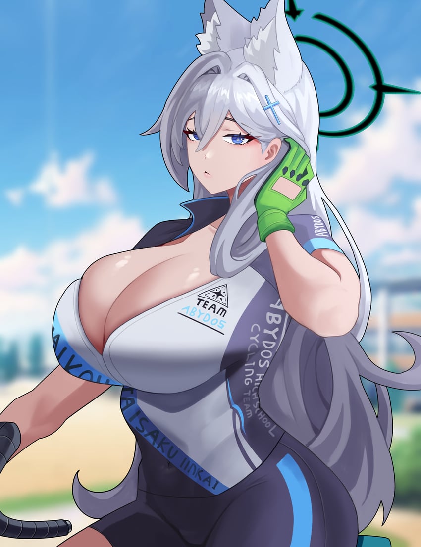 shiroko and shiroko terror (blue archive) drawn by arapanchi