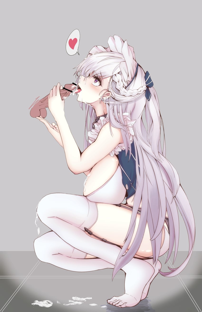 belfast (azur lane) drawn by mizuki_kakeru_(bukkake_runrun_tei)