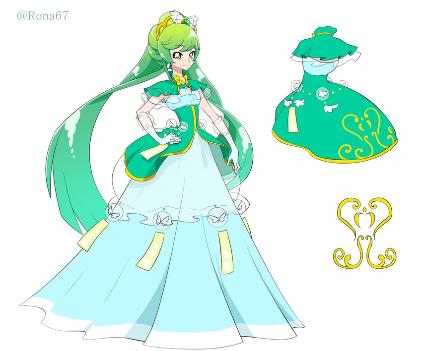 cure zephyr (original and 2 more) drawn by rona67