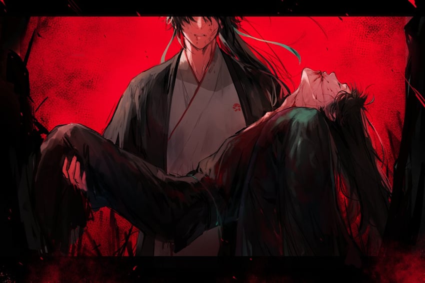 cheongmyeong and tang bo (return of the mount hua sect) drawn by jjangi
