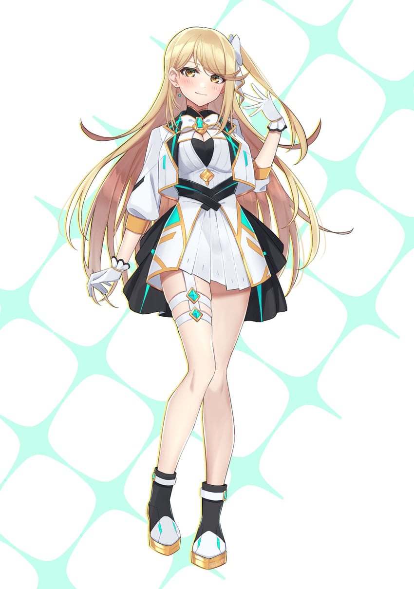 mythra (xenoblade chronicles and 1 more) drawn by shinae