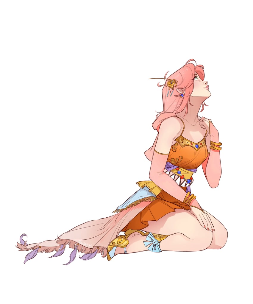lenna charlotte tycoon (final fantasy and 1 more) drawn by skirtzzz