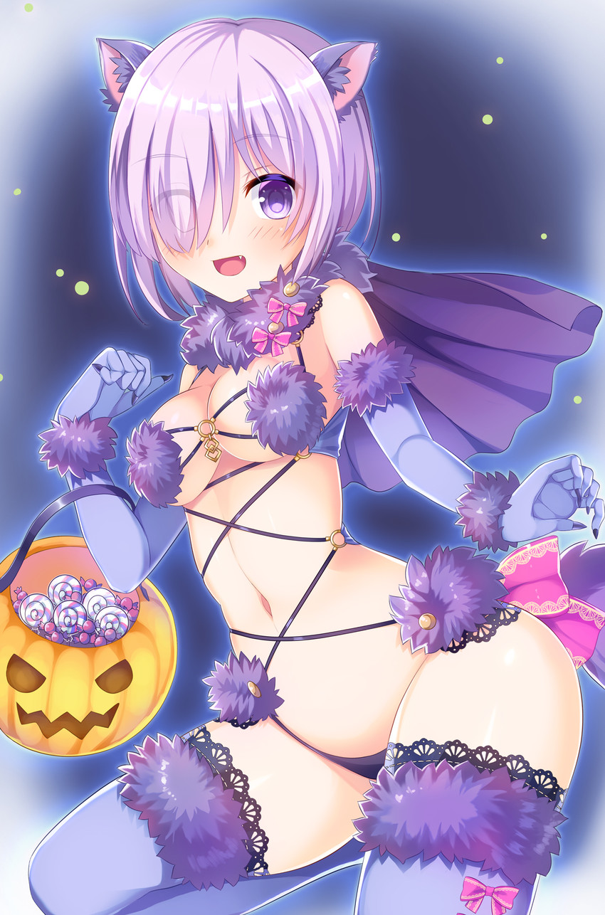 mash kyrielight (fate and 1 more) drawn by umitonakai