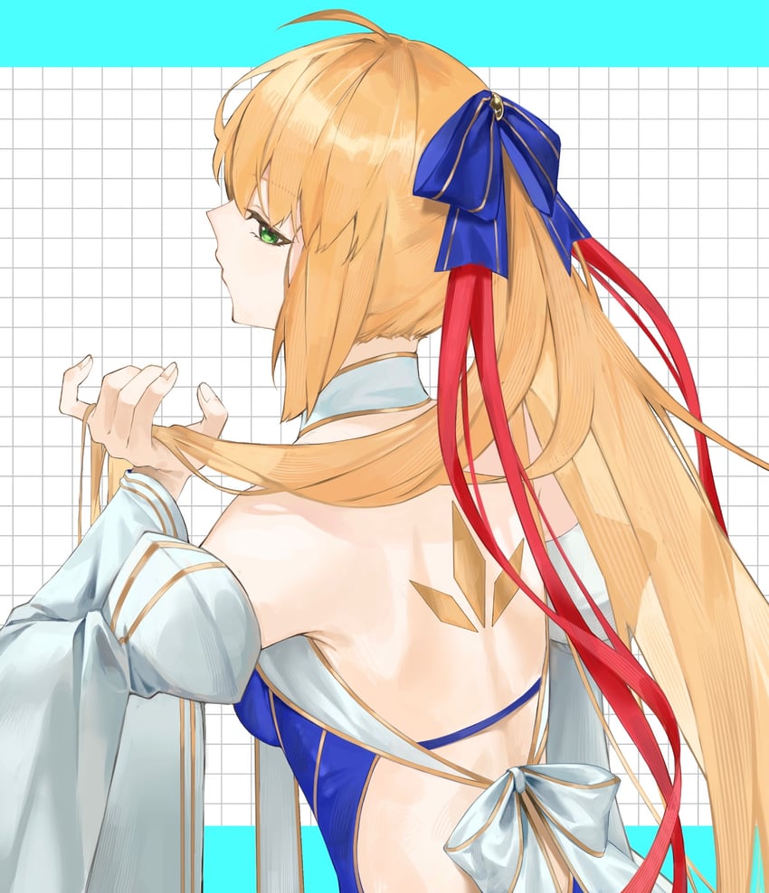 artoria pendragon and artoria caster (fate and 1 more) drawn by omame_korokor