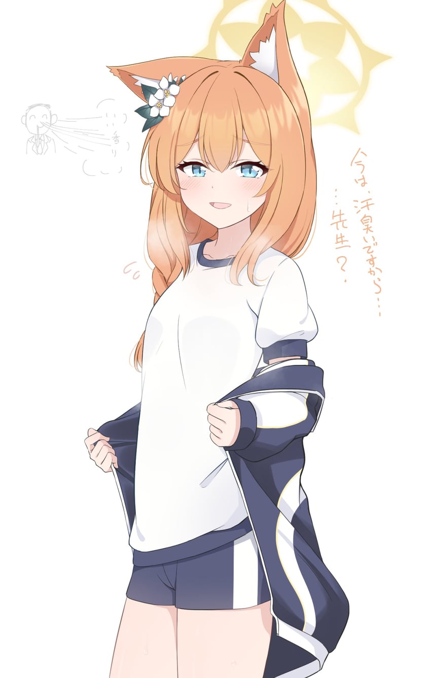 sensei, doodle sensei, and mari (blue archive) drawn by hoshino_ouka