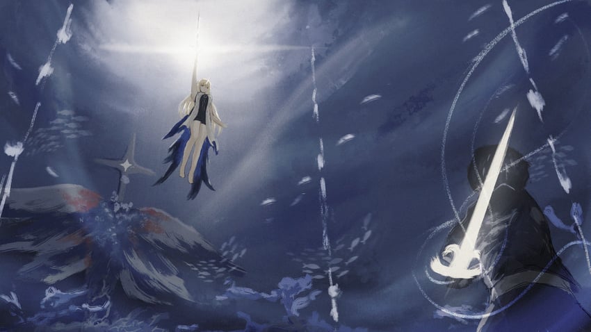 rover, male rover, and fleurdelys (wuthering waves) drawn by roseidon