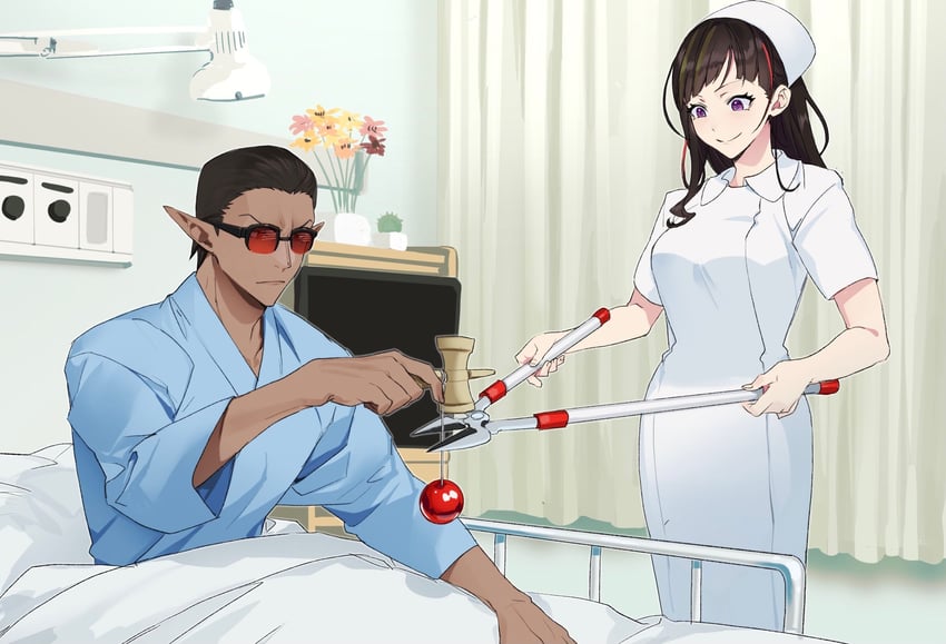 hayase sou and gwelu os gar (nijisanji) drawn by jip