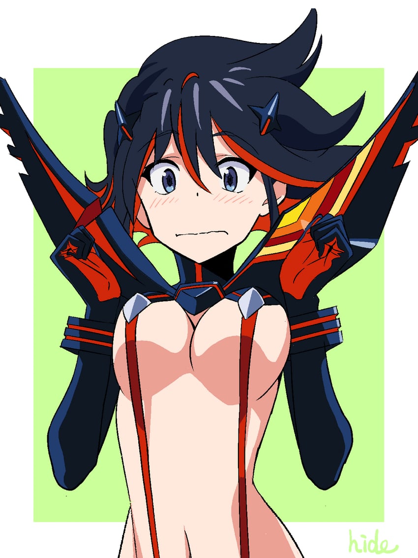matoi ryuuko and senketsu (kill la kill) drawn by hide12862152