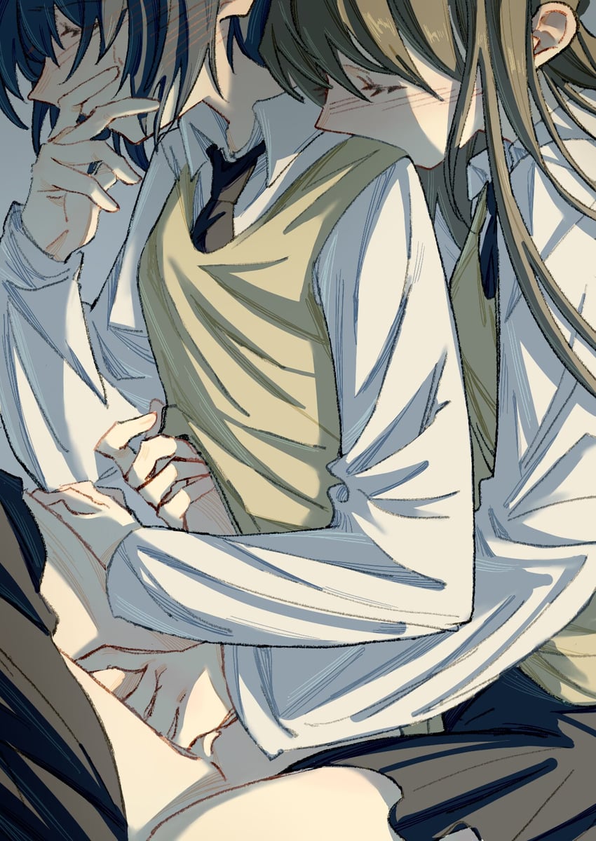 miyagi shiori and sendai hazuki (shuuniichido classmate wo kau hanashi) drawn by lanserongjie