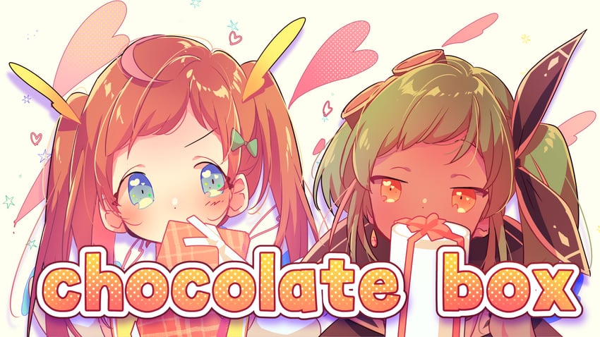 roma roma and mico houri (indie virtual youtuber) drawn by chariki