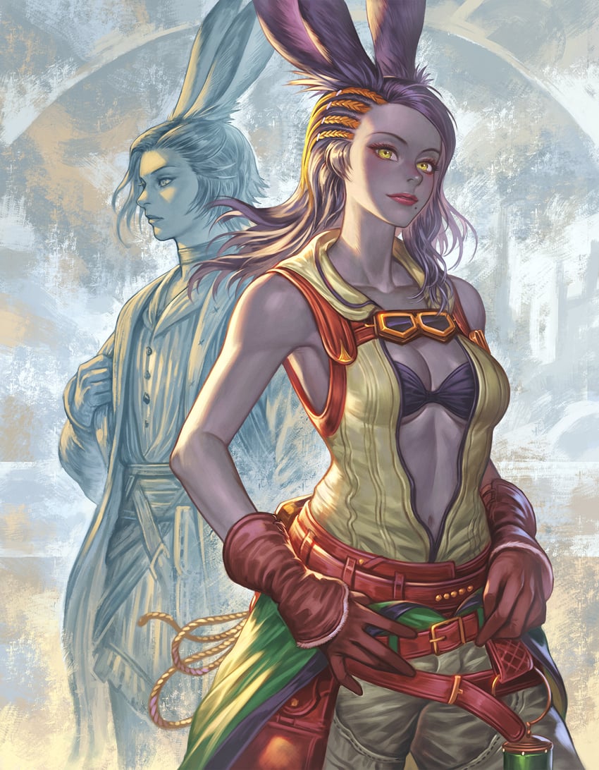 erenville and cahciua (final fantasy and 1 more) drawn by arina_nary