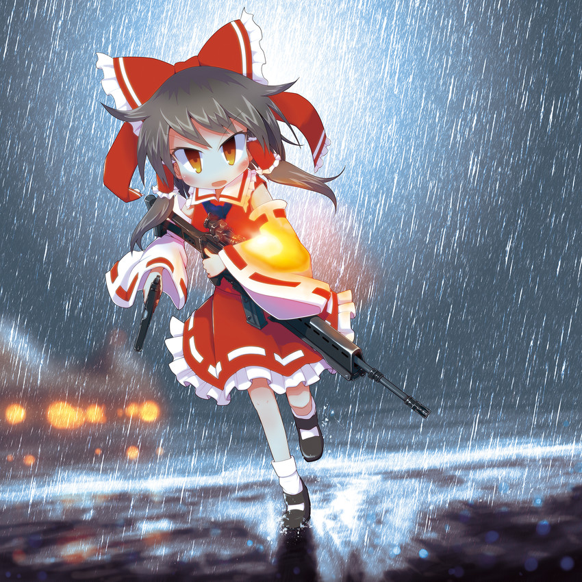 hakurei reimu (touhou and 2 more) drawn by epiphone_(flet06)