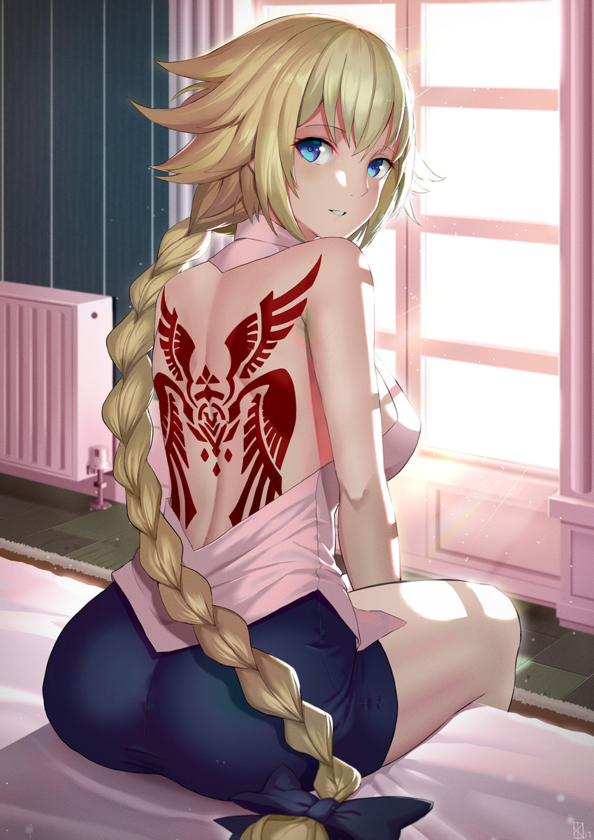 jeanne d'arc (fate and 1 more) drawn by kakeku