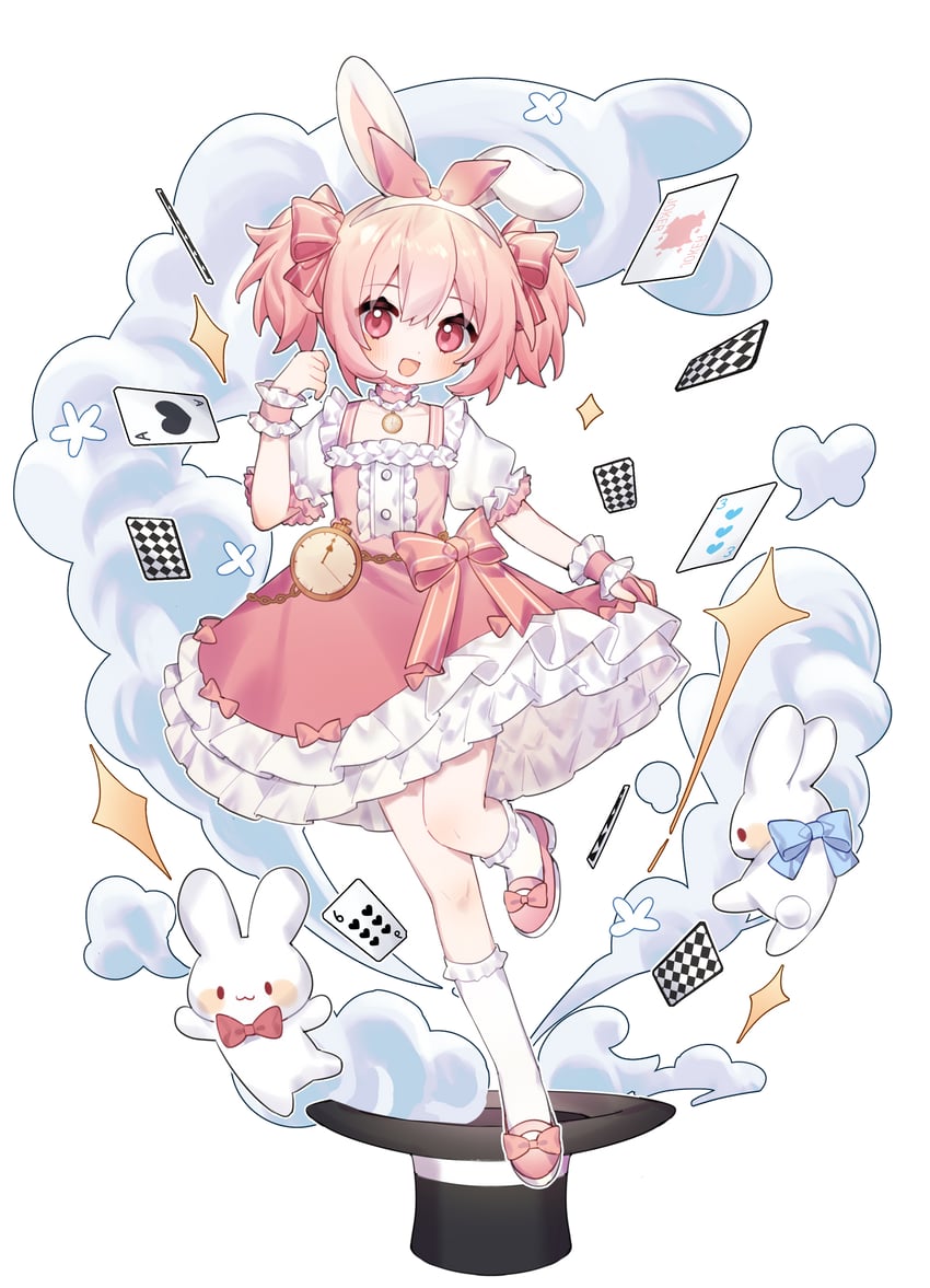 kaname madoka and alice (mahou shoujo madoka magica) drawn by roro_(lolo)