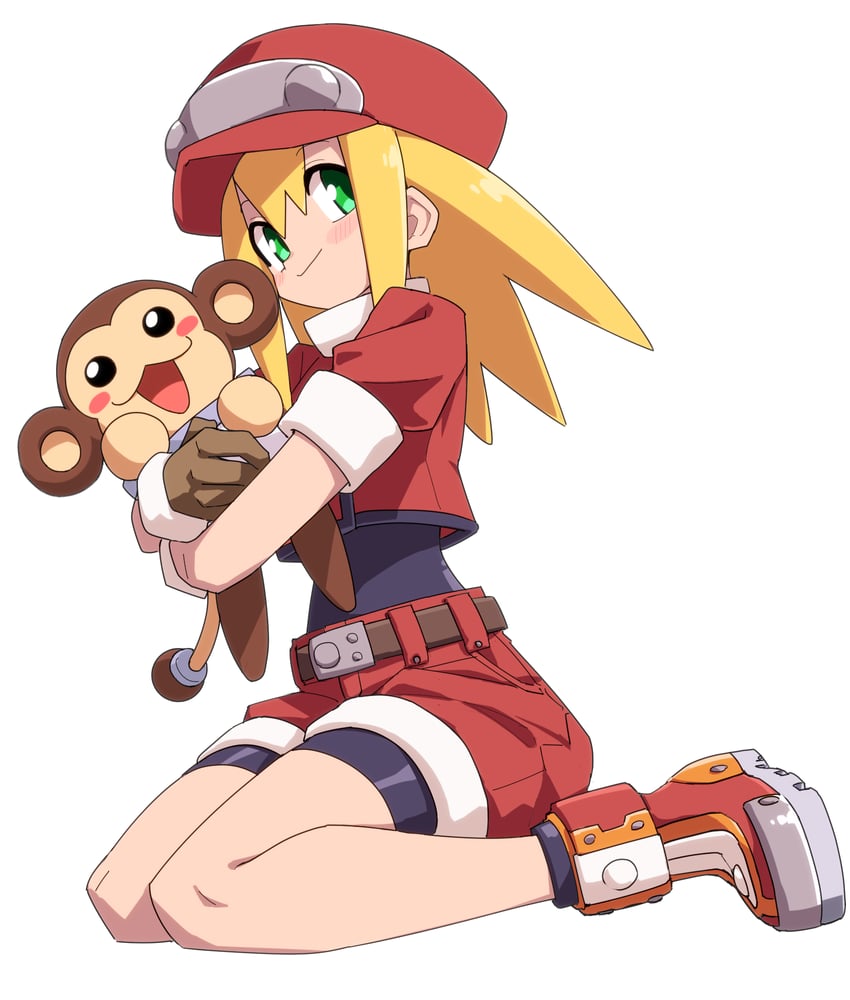 roll caskett and data (mega man and 1 more) drawn by yachima_tana