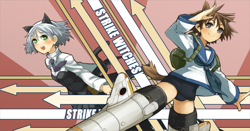 sanya v. litvyak and miyafuji yoshika (world witches series and 1 more) drawn by samaru