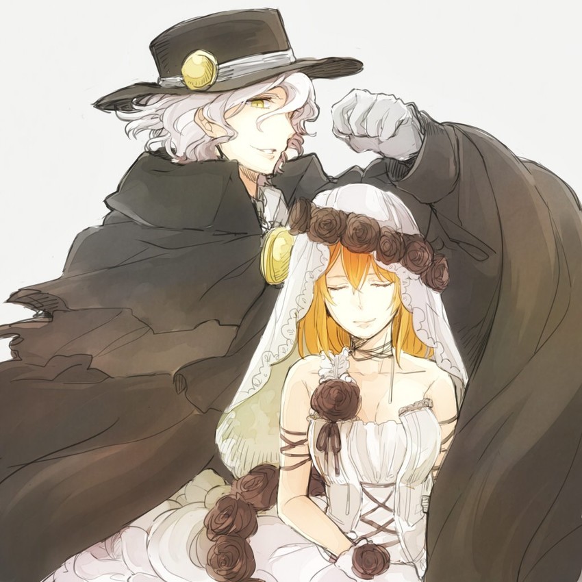 fujimaru ritsuka and edmond dantes (fate and 1 more) drawn by banira_(ri0115ka)