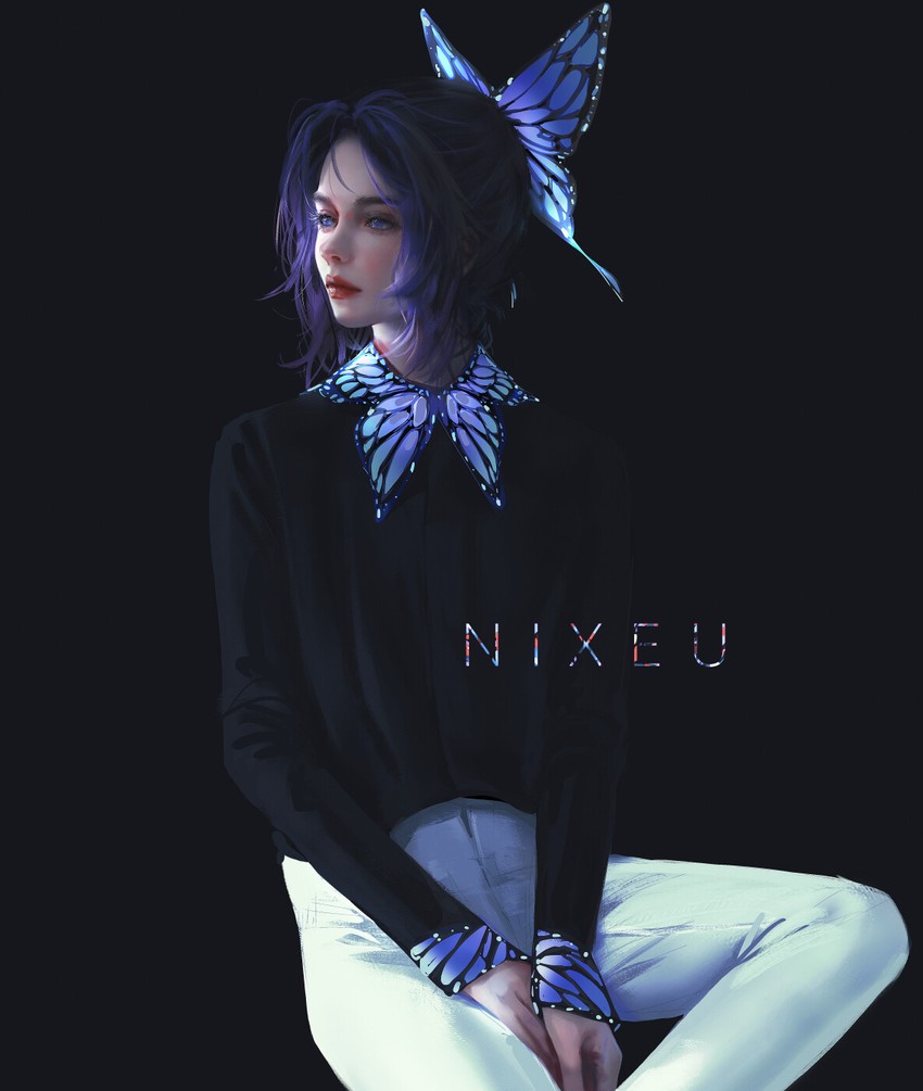 kochou shinobu (kimetsu no yaiba) drawn by nixeu