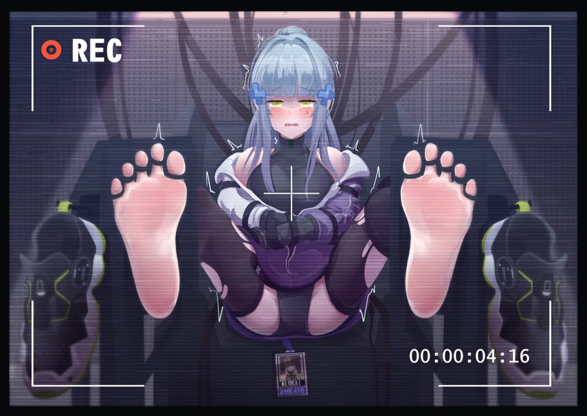 hk416 and klukai (girls' frontline and 1 more) drawn by galiter