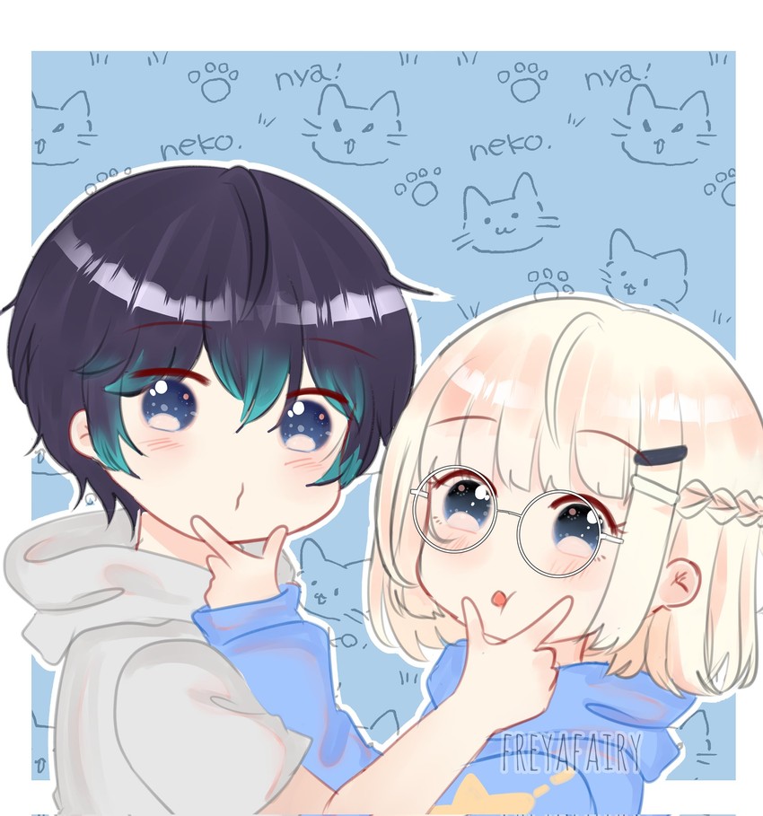 alia adelia and andi adinata (maha5) drawn by acacia_leafs
