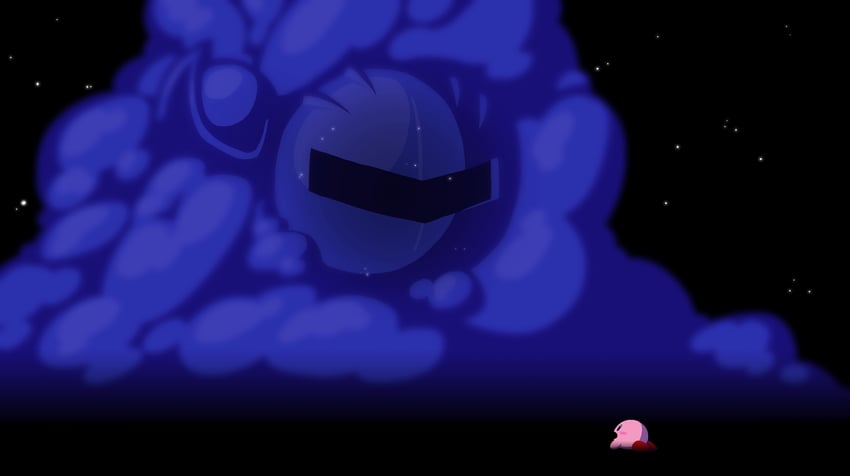 kirby and meta knight (kirby and 1 more) drawn by captainmolasses