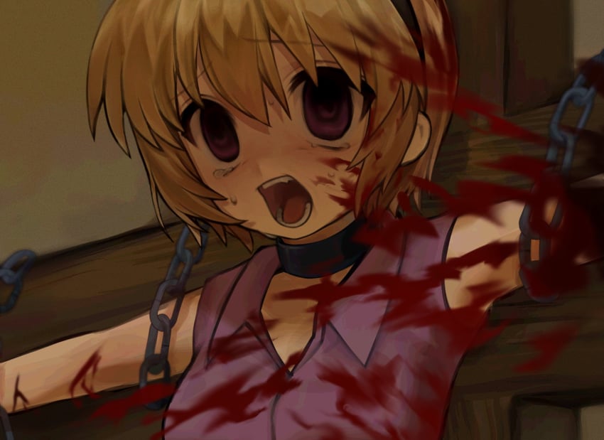houjou satoko (higurashi no naku koro ni and 1 more) drawn by uee_m