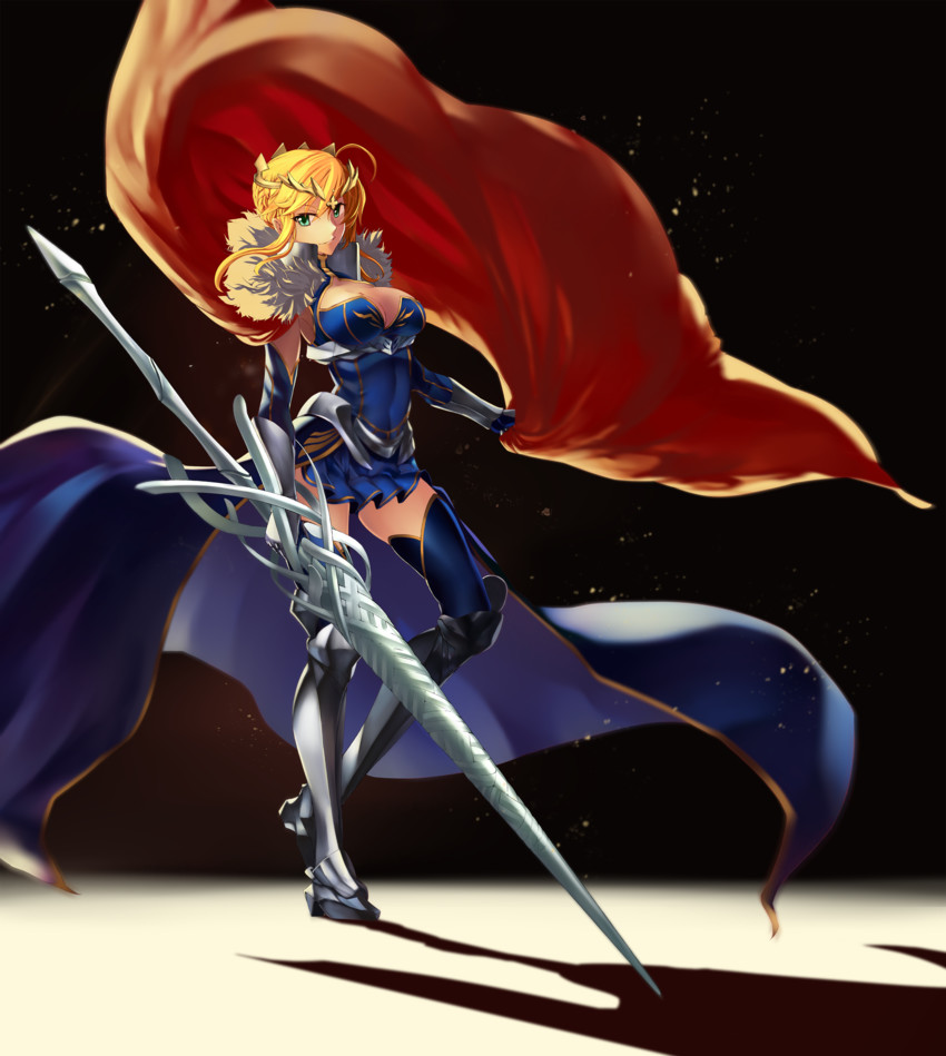 artoria pendragon (fate and 1 more) drawn by koufu_(seratin)